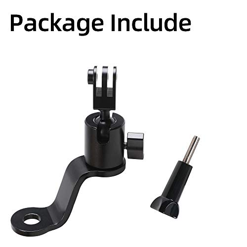 Aluminum Motorcycle Rearview Mirror Mount Holder Motorcycle Fixed Holder Mount For Gopro Hero 10 Black,Hero 9/8/7/6/5 Black,Dji Osmo Action Cameras - Perfect Motorcycle Sports Camera Holder Bracket #TOP6