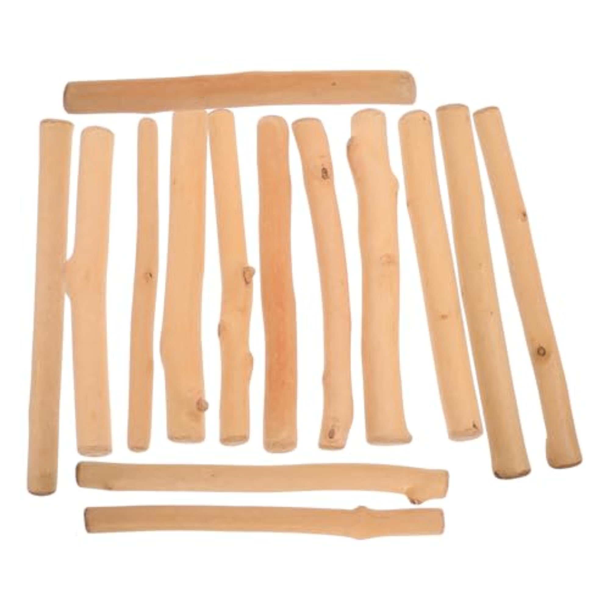 12pcs Natural Driftwood Pieces for Crafts