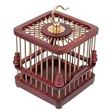 HOMSFOU Tragbarer Heuschreckenkäfig Handgefertigter Kleiner Insektenkäfig mit Aufbewahrungskorb Glatte Oberfläche Leicht und Stabil für Naturerkundung bei Kindern