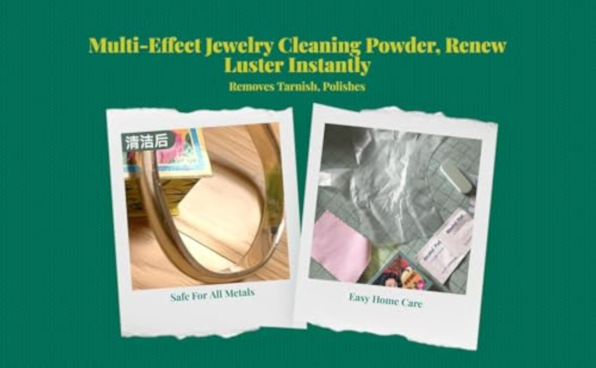 Jewellery Cleaning Powder for Deep Clean and Tarnish Protection