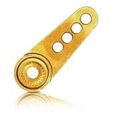 rc servo sanwa srm 102  partCore Alluminio Servo 23 Z T4 28mm Gold per Jr Kopropo Sanwa