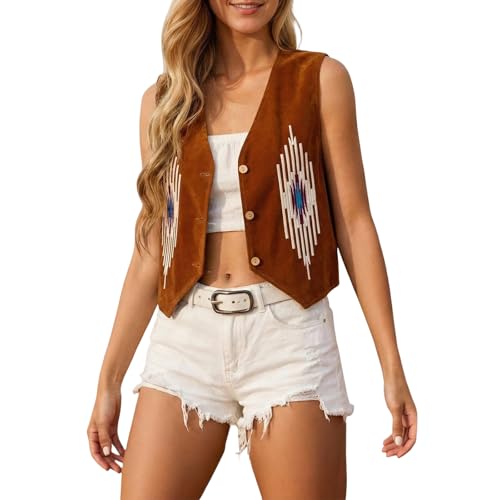 Chaleco bohemio con flecos y bordado exclusivo para un look en capas inigualable