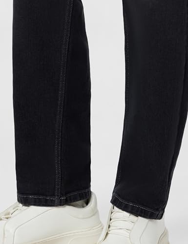 Image of The Souled Store Baggy-Fit Denim: Men and Boys Zip Fly Washed Cotton Spandex Lightweight Durable Everyday Streetwear Baggy Fit Jeans