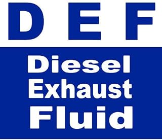 MAGNET 3x3 inch DEF Diesel Exhaust Fluid Sticker -bio small bluetech solution nox blue Magnetic vinyl bumper sticker sticks to any metal fridge, car, signs