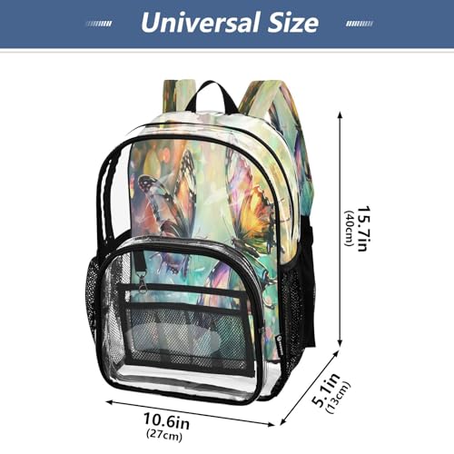 Mochila transparente escolar para evitar esperas en controles de acceso 4