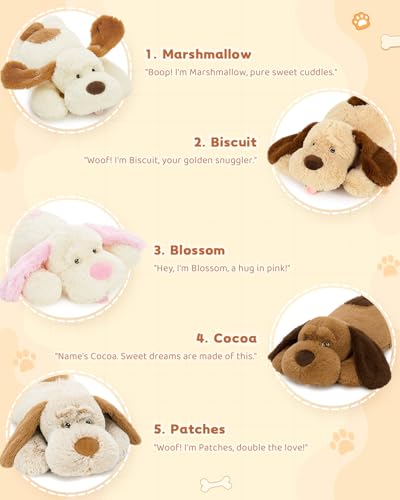 Image of MaoGoLan Giant Dog Plush,31 inches Large Stuffed Animal Dog,Chocolate Brown Fluffy and Cuddly Stuffed Puppy Stuffed Animal Throw Pillow Toy Gift for Puppy Lover,Girls,Kids