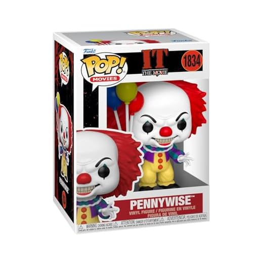 Funko Pop! Movies: IT – Pennywise (1990) – Sammler-Vinylfigur – Geschenkidee – Offizielles Merchandise – Spielzeug für Kinder und Erwachsene – Horrorfans – Modellfigur für Sammler