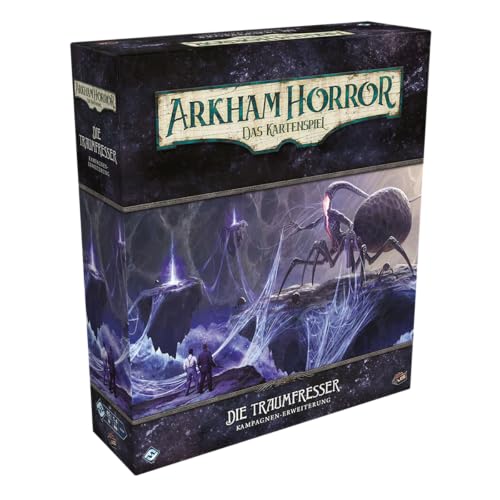 Fantasy Flight Games, Arkham Horror: LCG – Die Traumfresser, Kampagnen-Erweiterung, Expertenspiel, Kartenspiel, 1-4 Spieler, ab 14+ Jahren, 45 Minuten, Deutsch