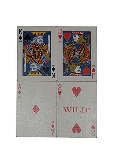 Set de 2 Barajas Canasta con Puntos, Dorso Azul miniatura 3