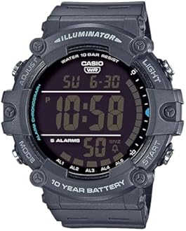 Casio AE-1500WH Watch, Casio Collection, gray, Newest model