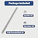 Arwnnklo 4 Pcs 304 Stainless Steel M6 Fully Threaded Rod,10