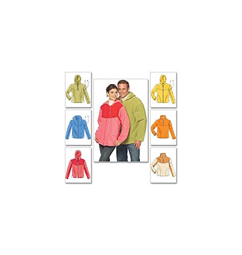 McCall's Patterns M5538 Misses'/Men's Tops and Unlined Jackets, Size XM (SML-MED-LRG)