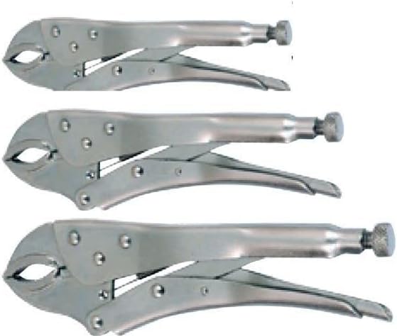 For 3 Pc Vice Pliers Locking Grip Vise