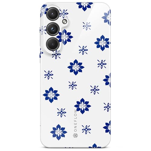 Coque Samsung Galaxy A55 5G motif porcelaine bleue pour le quotidien