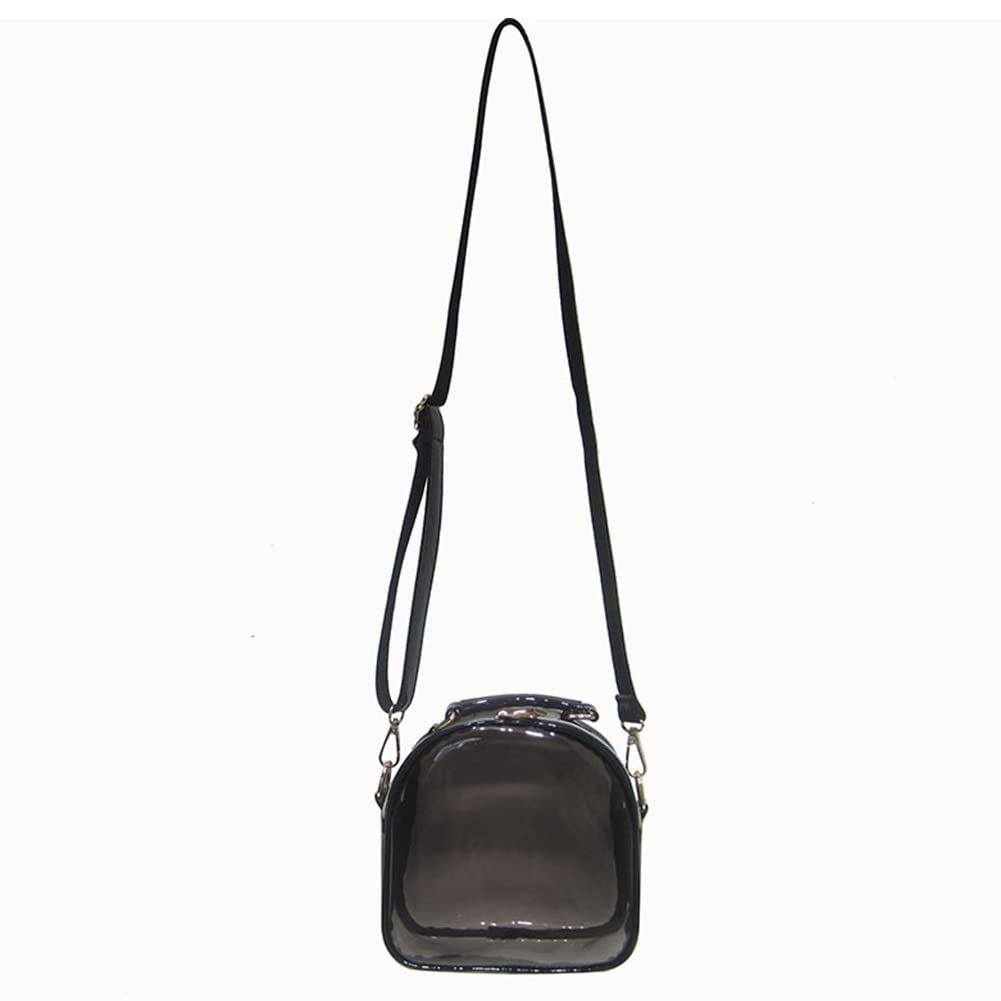 Przezroczyste PCV Crossbody Bag Women Mini Jelly Clear Ramion Torby