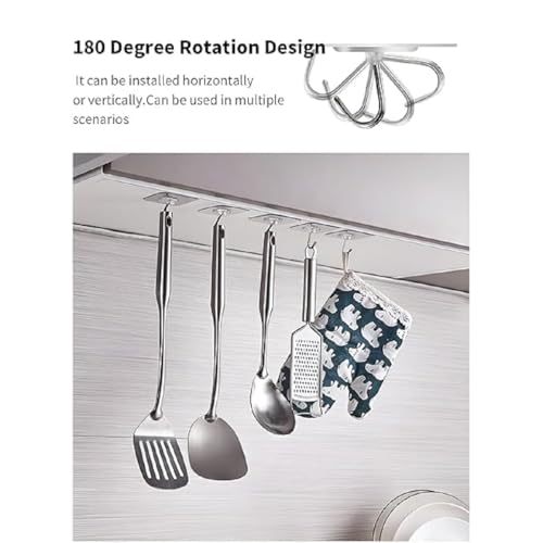 Image of PICKSTORE Heavy Duty Adhesive Wall Hooks - No-Drill Waterproof Hangers for Bathroom, Kitchen, Closet & Entryway | Multi-Purpose Strong Stick-on Hook for Coats, Bags, Keys & Towels (20)