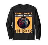Photo Gallery mi dispiace non posso - funny terrier dog lover maglia a manica Photo Gallery mi dispiace non posso - funny terrier dog lover maglia a manica