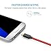 Anker [2-Pack] 6ft / 1.8m Nylon Braided Tangle-Free Micro USB Cable with Gold-Plated Connectors for Android, Samsung, HTC, Nokia, Sony and More (Red)