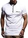 Leif Nelson Herren Jungen Männer Polo T-Shirt Kurzarmshirt Sweatshirt Sportshirt Sommer Kurzarm Longsleeve modernes Basic Shirt Freizeit Hemd Baumwolle-Anteil LN1280; Größe XL, Weiß