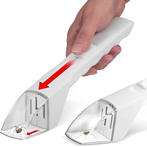 NJCXOLA Cattura Insetti – Trappola Osservazione Ragni, Cimici, Farfalle e Scarabei (Uso Domestico e Giardinaggio)