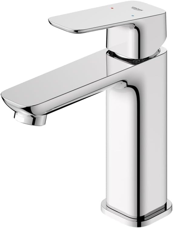 Grohe 1019200000 Cubeo Single Hole Single Handle M-Size Bathroom Faucet, 1.2 GPM, Starlight Chrome - Image 6