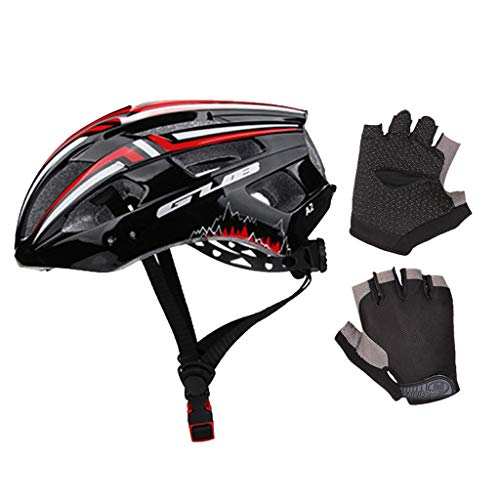 YIJU Capacete de Bicicleta USB Unissex com Luz LED para Estrada Capacetes de Bicicleta de Montanha E