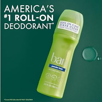 Ban Roll-On Powder Fresh Twin Pack, 7 Ounce by Ban