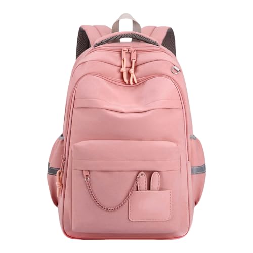 Mochila escolar de conejos gran capacidad para niñas estudiantes de moda