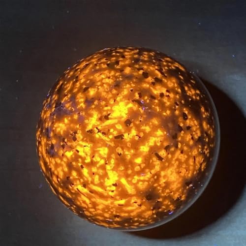 Decorative Ornaments Stone Crystal Ball Powerful and Sphere (Size : 200-250g)
