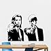fancjj Pulp Fiction Adesivo murale Tarantino Pellicola Adesivo Art Decor Murale