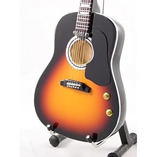 Réplique de guitare miniature – Sunburnst par John Lennon « The Beatles » - Les Beatles, Paul McCartney, John Lennon, RIngo Starr, George Harrison