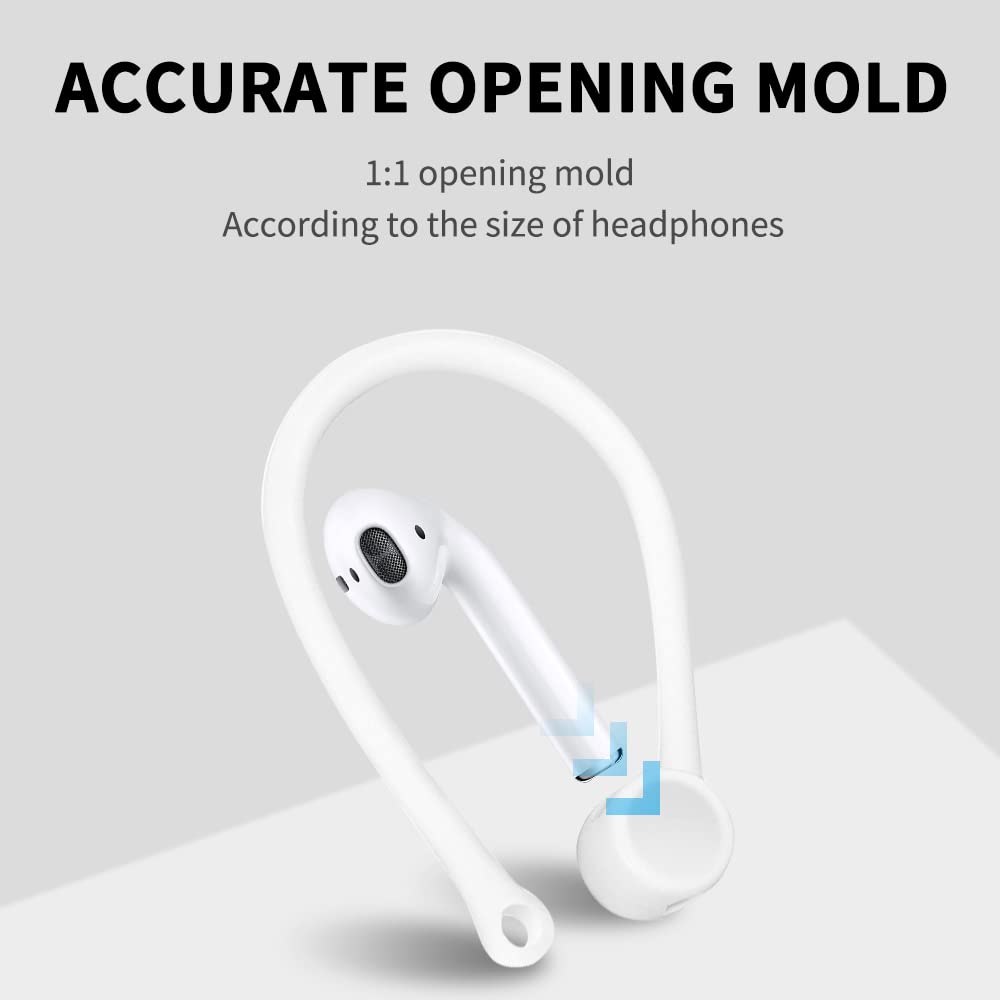 Crochets Oreille (Earhooks) Pour AirPods 3 - 3 Paires Tailles S,M,L - Anti-perte Pour Le Sport