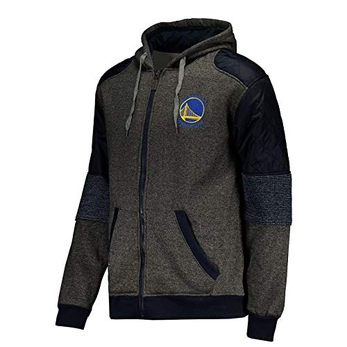 Jaqueta NBA Golden State Warriors Yarn Grafite e Azul
