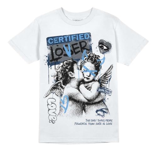 Image of DopeSkill Graphic Tee Streetwear Hip Hop Hypebeast Street Style Crew Neck Unisex T-Shirt Sneaker Colour Matching Shirts Angel