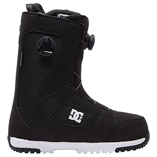 DC Phase BOA Pro Snowboard Boots Black/White 9.5 D (M)
