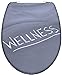 Produktbild SCHÜTTE 82375 WELLNESS WC-Sitz Duroplast, Toilettensitz mit Absenkautomatik und Schnellverschluss für die einfache Reinigung, maximale Belastung der Klobrille 150 kg, 852375
