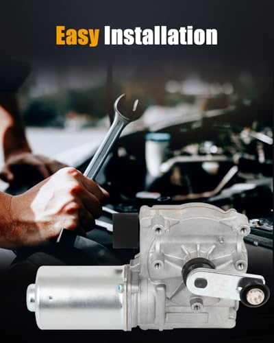 Image of cciyu Front Windshield Wiper Motor Replacement fit for 2007-2012 for for Q7 4L1955023A,4L1955023C,4L1955023D