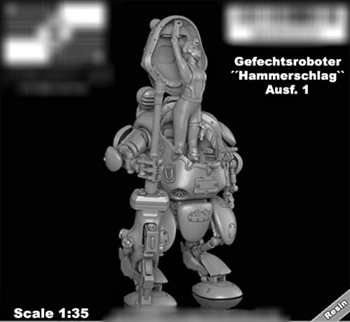 Kit de figura modelo 1/35 de resina sin ensamblar miniatura 3
