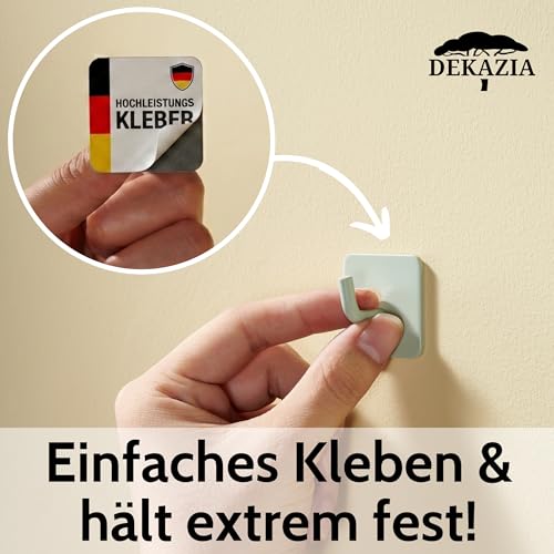DEKAZIA 4 Kleiderhaken Kinder bunt | Garderobenhaken Kindergarderobe Haken Wandhaken Kinderzimmer Klebehaken Garderobe Kinderhaken Wand, (KRH37-mix)