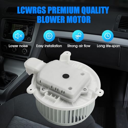 Front AC Blower Motor with Fan Fits for 2006-2018 Lexus GS350 GS300 GS430 GS460 IS250 is 250 IS350 is 350 LS460 RX350 Toyota Land Cruiser Range Rover Heater Blower Motor 76501 8710360390 8710330450 by LCWRGS - Image 2