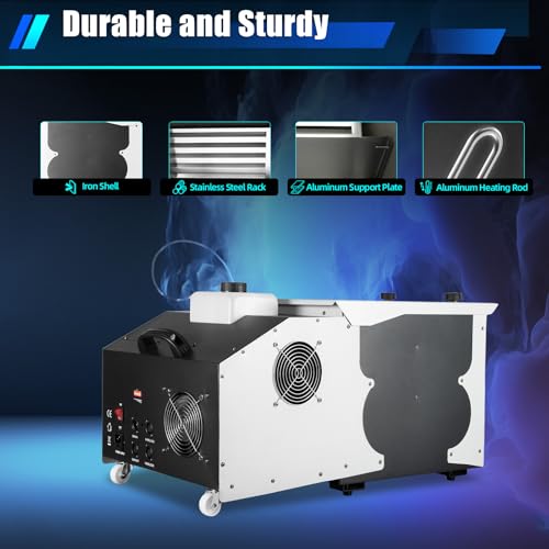 Máquina de niebla profesional 3000W con control remoto miniatura 5