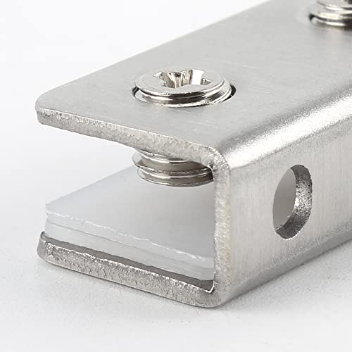 Tambee Glass Door Pivot Hinge Stainless Steel For Free Swinging Glass Doors (For 5-8Mm) (2 Pairs) #TOP4