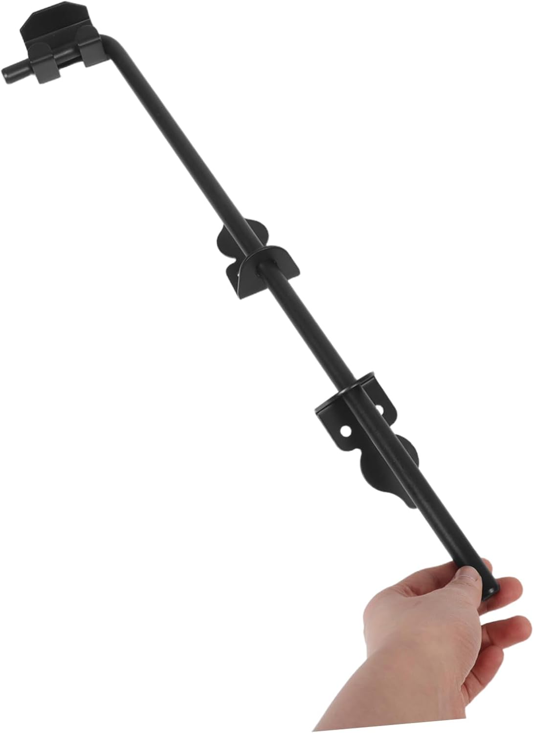 DOITOOL Heavy Duty Cane Bolt Ground Rod for Gates Gate Hardware Easy Installation Latch for Fence Patio and Garden Use