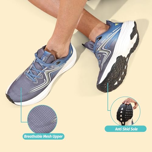 Image of YOHO MovieRun 2100 Sneakers for Men | Stylish & Lightweight Sports Shoes for Man | Casual Shoe for Walking, Running, Gym & Everyday Use