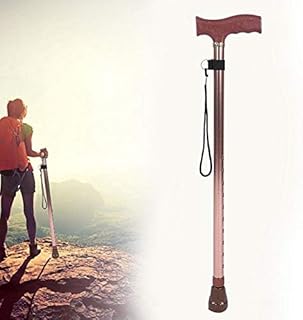 JF-XUAN Walking Stick Crutch Walking Stick Aluminum Alloy Elderly Walking Cane Anti-Slip Adjustable Height Hand Walking Stick Non-Slip