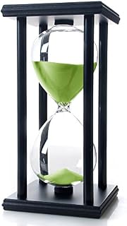 Bellaware Hourglass Sand Timer, 30 Minutes Wood Sand Clock