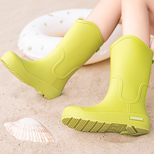 Bottes imperméables mi-mollet au design minimaliste et élégant - 7
