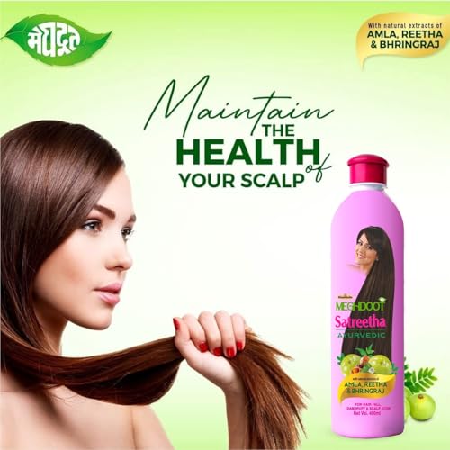 Image of Meghdoot Satreetha Sat 400ml & Neem Aloe Vera Face Wash 60ml Combo | Natural Herbal Cleanser for Glowing, Acne-Free Skin (Pack of 2)