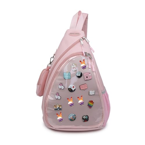 Riñonera ita bag rosa 32 CHERRY SAUCE riñoneras de viaje transparentes para coleccionistas