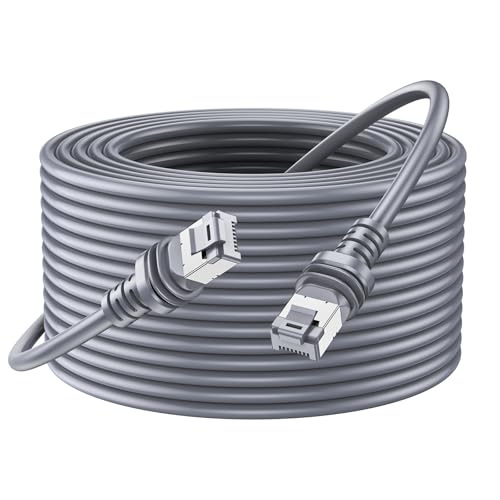 Ohmvolta Starlink Gen 3 Replacement Cable 150FT/46M，Waterproof Ethernet Cable for Starlink Gen 3/Standard/Mini，RF Coaxial Cable Extension Accessories for Starlink Satellite RV/Marine/Home